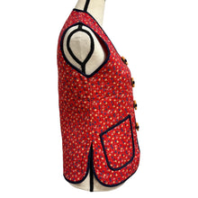Load image into Gallery viewer, 1970s Bohemian Quilted Floral Vest
