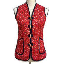 Load image into Gallery viewer, 1970s Bohemian Quilted Floral Vest
