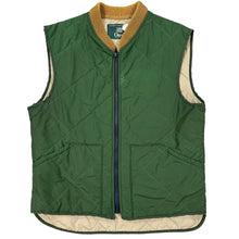 Load image into Gallery viewer, VTG 80s Orvis Quilted Green Vest Made in USA Size Medium
