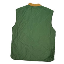 Load image into Gallery viewer, VTG 80s Orvis Quilted Green Vest Made in USA Size Medium

