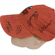 Load image into Gallery viewer, Valero Texas Open Multi Signed Autographed Burnt Orange Golf Hat Ahead PGA Tour
