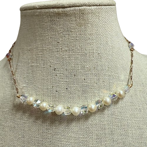 50s 12K GF Aurora Borealis Pearl Choker
