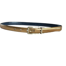 Load image into Gallery viewer, Vintage Thin Gold Belt Size Large
