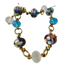 Load image into Gallery viewer, Vintage 1990s Murano Lampwork Glass Demi Parure Necklace Set Made in Italy
