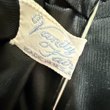 Load image into Gallery viewer, Vintage 60s Vanity Fair Black Nylon Slip Dress Size 36 Made in USA
