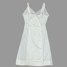 Load image into Gallery viewer, 1960s Ivory Lace Nylon Slip Dress Size 32
