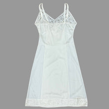 Load image into Gallery viewer, 1960s Ivory Lace Nylon Slip Dress Size 32
