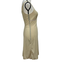Load image into Gallery viewer, 1980s Italy Beige Nylon Slip Embroidered Floral Detail Size 2
