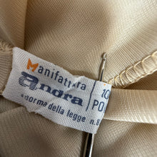 Load image into Gallery viewer, 1980s Italy Beige Nylon Slip Embroidered Floral Detail Size 2
