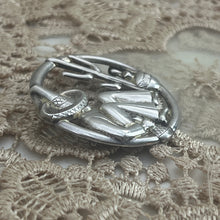 Load image into Gallery viewer, 925 Sterling Silver Traveler w Cactus  Brooch
