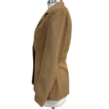 Load image into Gallery viewer, Vintage Tan Tailored Two Button Blazer Small Union Made USA
