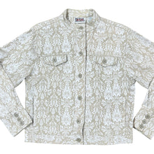 Load image into Gallery viewer, 1990s Bill Blass Jeans Damask Jacket Medium
