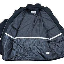 Load image into Gallery viewer, Emanuel Ungaro Mens Wool Blend Leather Trim Coat XXL
