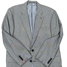 Load image into Gallery viewer, VTG Hickey Freeman USA Silk Wool Plaid Sportcoat Blazer 43R
