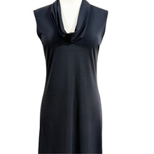 Load image into Gallery viewer, Y2K Black Sleeveless Sheath Dress Size Medium
