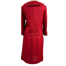 Load image into Gallery viewer, Vintage 60s Red Skirt Suit Size Small
