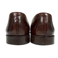 Load image into Gallery viewer, Vintage Johnston &amp; Murphy Cellini Brown Leather Tassel Loafers Size 7.5 M
