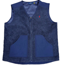 Load image into Gallery viewer, Polo Ralph Lauren Performance Fleece Vest Navy Blue  XL
