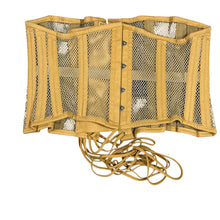 Load image into Gallery viewer, Orchard Corset Goldenrod Mesh Waspie Underbust Corset Size 36

