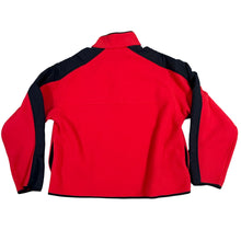 Load image into Gallery viewer, VTG 90s Color Block Edelweiss Fleece Quarter Snap Pullover Size Large
