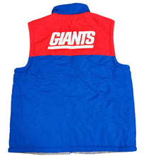 Load image into Gallery viewer, VTG 90s NFL New York Giants Reversible Puffer Vest Size L
