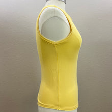 Load image into Gallery viewer, POL Yellow Ribbed Tank Top Size Small

