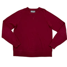 Load image into Gallery viewer, Vintage Burgundy Grunge Pullover Sweater Size Large

