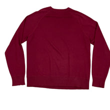 Load image into Gallery viewer, Vintage Burgundy Grunge Pullover Sweater Size Large
