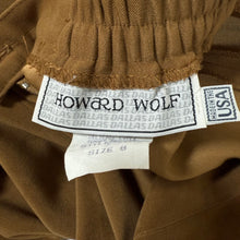 Load image into Gallery viewer, 80s Tan Brown A line Maxi Skirt Size 8 Made in USA Size  Small
