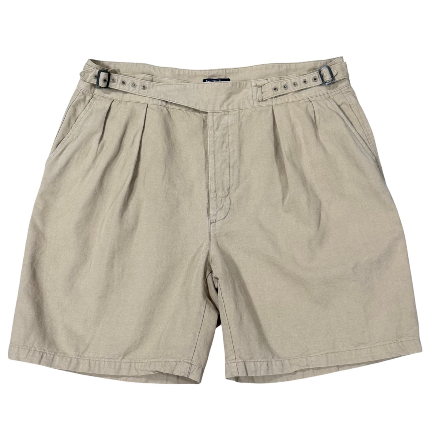1980s Polo Ralph Lauren Khaki Shorts Size 38 USA