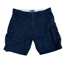 Load image into Gallery viewer, VTG Polo Ralph Lauren Navy Cargo Shorts 100 Cotton Size 40
