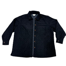 Load image into Gallery viewer, Talbots Quilted Black Shirt Jacket Size 3XL
