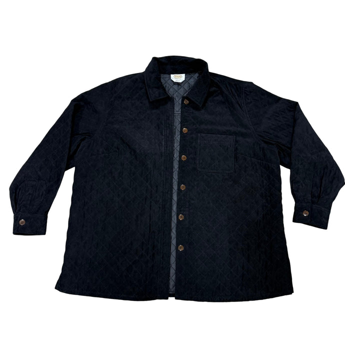 Talbots Quilted Black Shirt Jacket Size 3XL