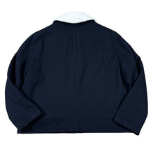Load image into Gallery viewer, Vince Camuto Navy Blue Wool Field Jacket Size XXL
