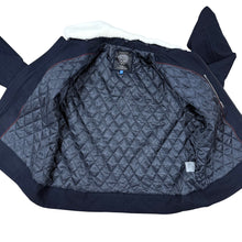 Load image into Gallery viewer, Vince Camuto Navy Blue Wool Field Jacket Size XXL
