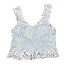 Load image into Gallery viewer, VTG 1970s Lily of France Lace Camisole Top Union Made USA Sleepwear Lingerie Small
