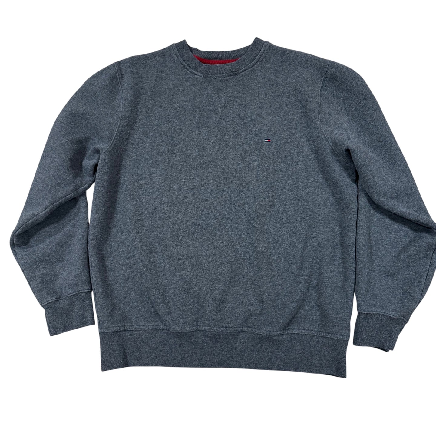Tommy Hilfiger Dark Gray Crewneck Sweatshirt Small Logo Medium