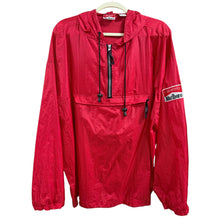 Load image into Gallery viewer, VTG 1990s Marlboro Red Packable Hooded 3/4 zip Windbreaker Large

