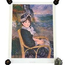 Load image into Gallery viewer, Pierre-Auguste Renoir By the Seashore Art Poster Metropolitan Museum of Art 21x27
