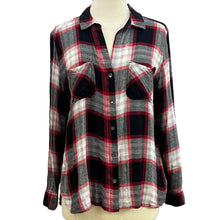 Load image into Gallery viewer, Rock and Republic Plaid Button Up Flannel Shirt Size Large
