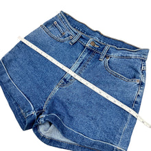 Load image into Gallery viewer, Levi High Waist Denim Roll Up Shorts Size 29

