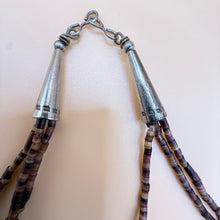 Load image into Gallery viewer, Vintage Southwestern Multi Strand Beaded Fetish Necklace Carved Stone Shell Glass
