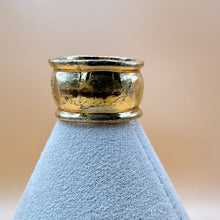 Load image into Gallery viewer, Vintage 14KT GE Cabochon Band Ring Size 7.5-8
