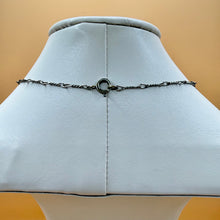 Load image into Gallery viewer, Vintage Carved Cinnabar Lacquer Rose Pendant Necklace Art Deco Filigree Chain
