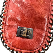 Load image into Gallery viewer, Big Buddha Womens Purse Bag Tote 13 Wide 9.5&quot; High Red Quilted Chain Strap Long
