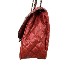 Load image into Gallery viewer, Big Buddha Womens Purse Bag Tote 13 Wide 9.5&quot; High Red Quilted Chain Strap Long
