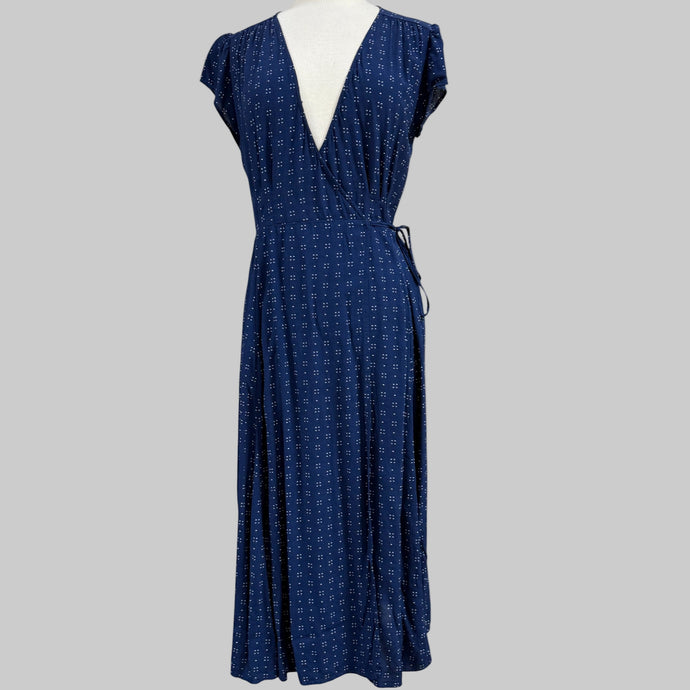 GAP Navy Wrap Dress Size Small