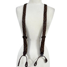 Load image into Gallery viewer, Vintage Western Braided Leather Suspenders Regular 40-44

