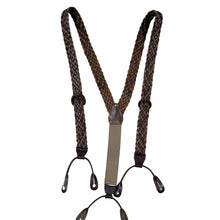 Load image into Gallery viewer, Vintage Western Braided Leather Suspenders Regular 40-44
