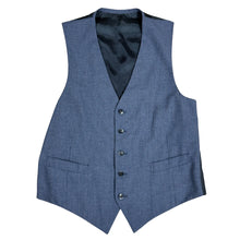 Load image into Gallery viewer, Vintage 70s/80s 3 Piece Wool Suit Gray Blue 42–44R
